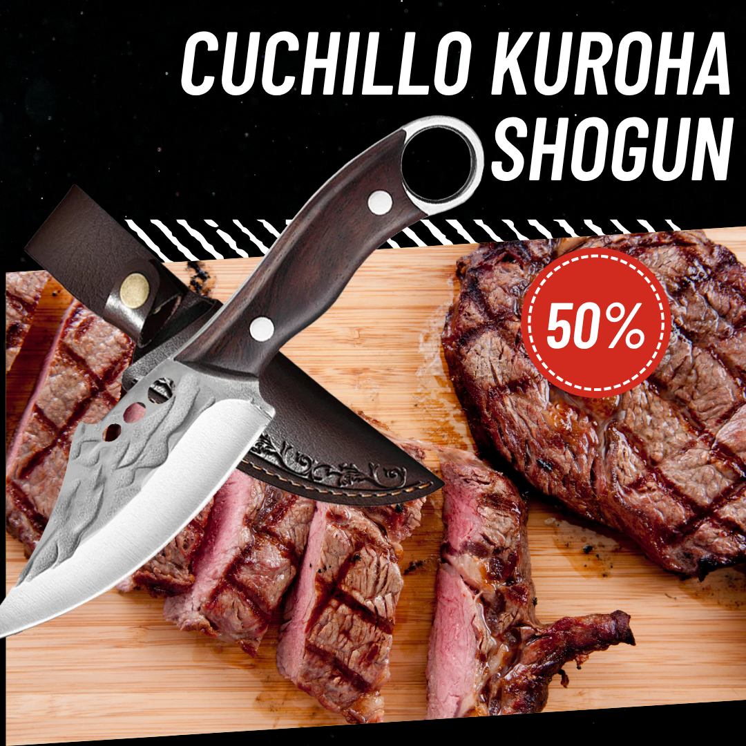 Cuchillo Kuroha Shogun® Para cortes Profesionales🔪