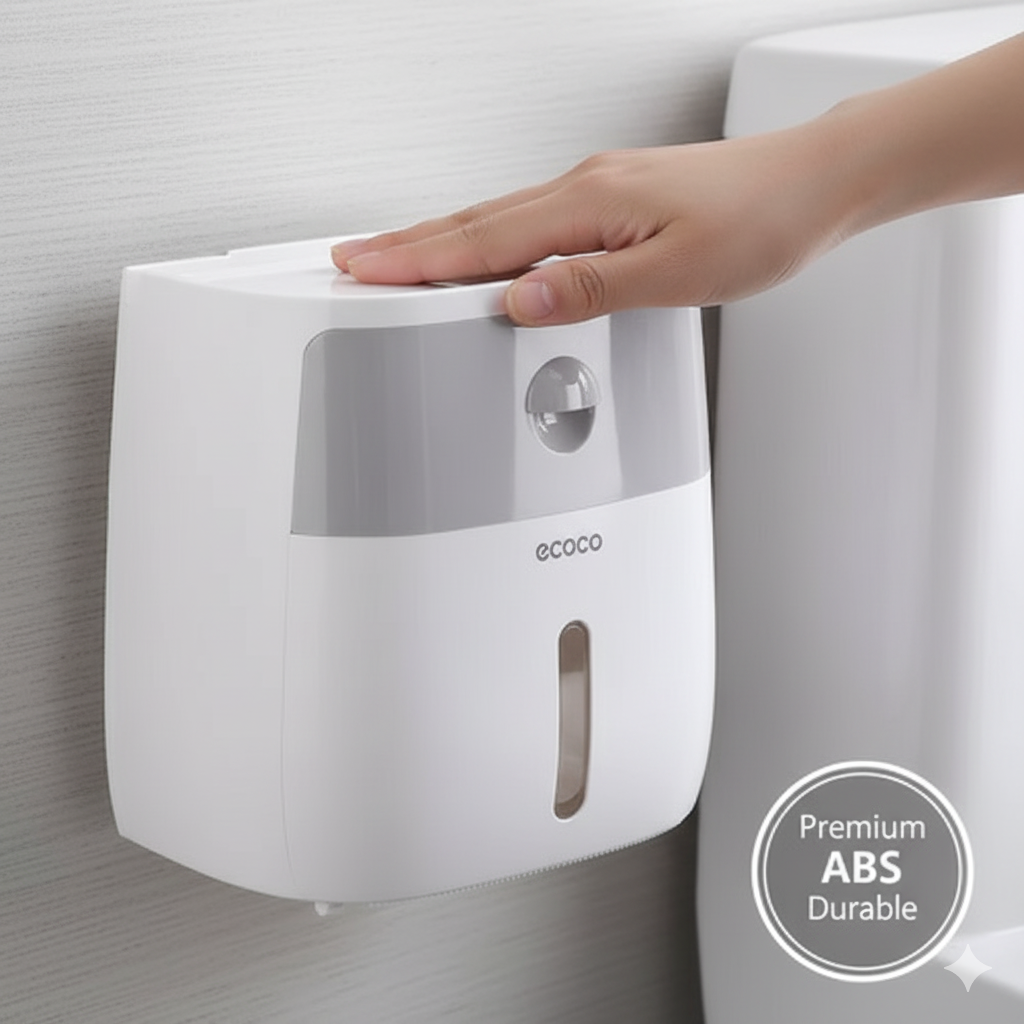 Soporte Dispensador de papel higiénico portátil, impermeable