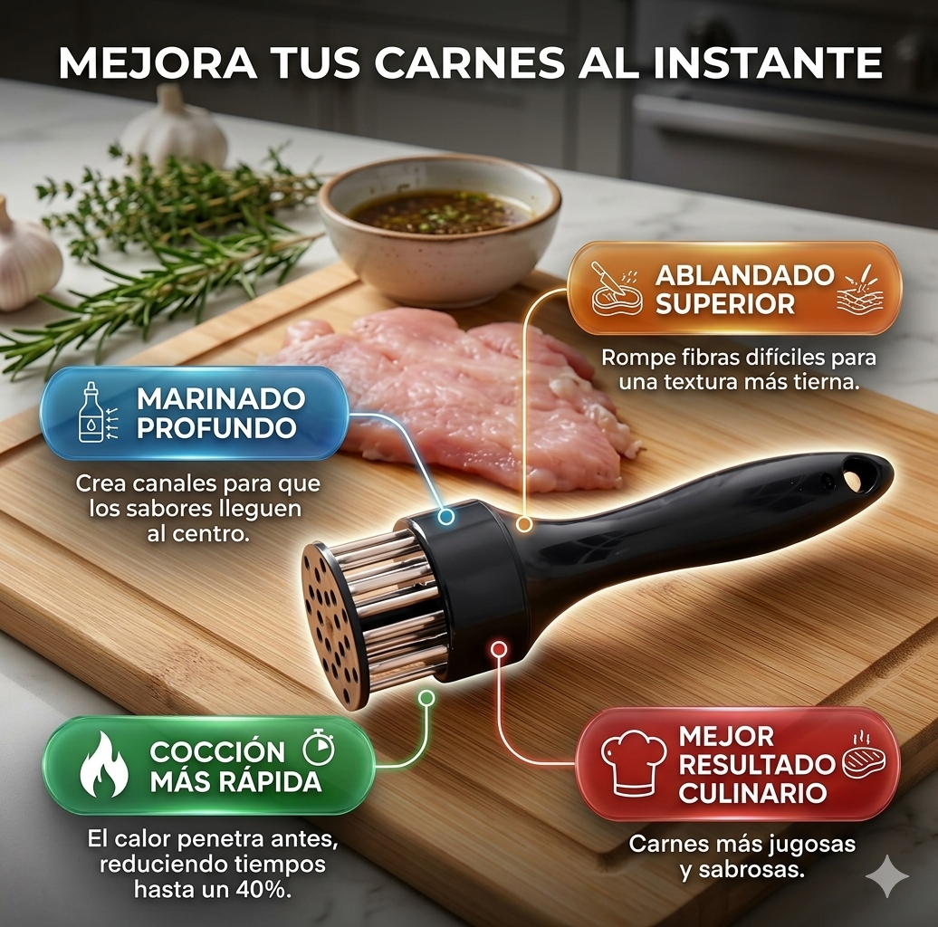 Ablandador de Carne y adobador para Carne👨🏻🍳