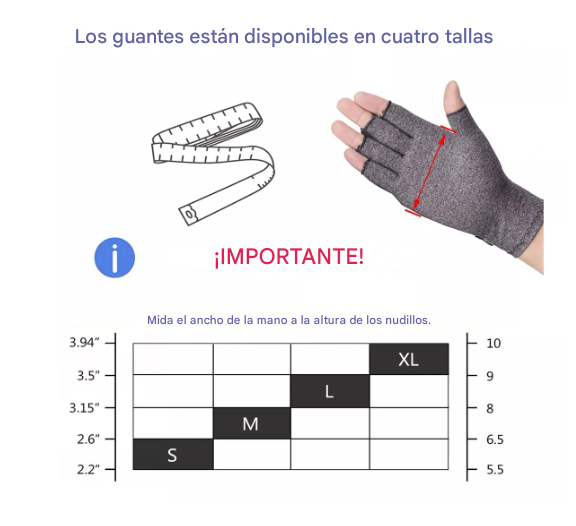 🧤GUANTES DE COMPRESION CON COBRE PARA DOLOR Y RIGIDEZ 👉OFERTA ESPECIAL 🎁