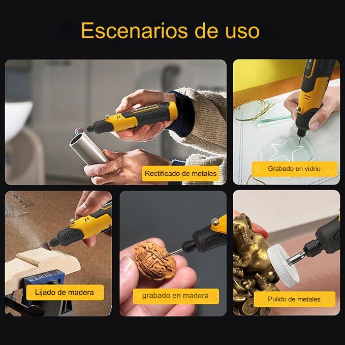 ROTOTOOL® DREMEL INALAMBRICO DE ALTA VELOCIDAD TODO EN UNO
