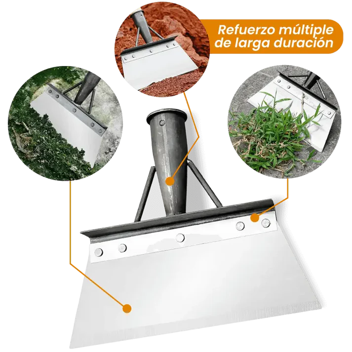 TERRAFLEX® | PALA REMOVEDORA DE HIERBA, LODO, PIEDRAS, MALEZA Y RAICES LA SOLUCION.