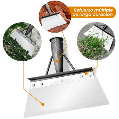 TERRAFLEX® | PALA REMOVEDORA DE HIERBA, LODO, PIEDRAS, MALEZA Y RAICES LA SOLUCION.