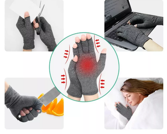 🧤GUANTES DE COMPRESION CON COBRE PARA DOLOR Y RIGIDEZ 👉OFERTA ESPECIAL 🎁