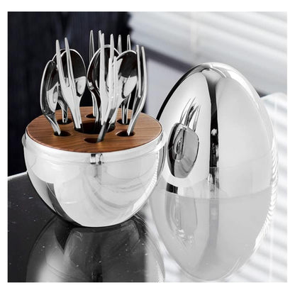 ¡Exclusivo y Elegante! Cubiertos Acero Inoxidable  Oro Huevo; 24 pzs 🍴🧑🏻‍🍳