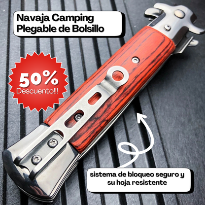 Cuchillo tipo Navaja Plegable de Bolsillo táctico 🔪🔥💯