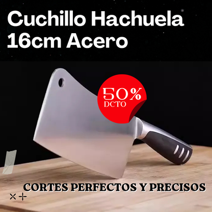 CUCHILLO HACHUELA ACERO🔪 CON MANGO ANTIDESLIZANTE 👨‍🍳🔥