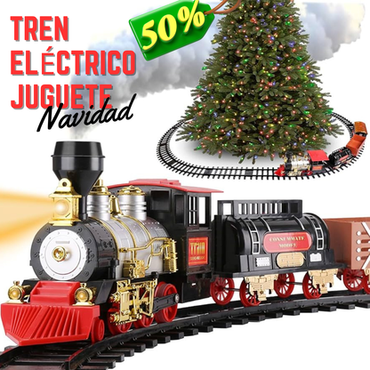 OFERTA ESPECIAL 💯Tren Electrico Musical Navideno Clasico🥳 💨El mejor Regalo🤶👉
