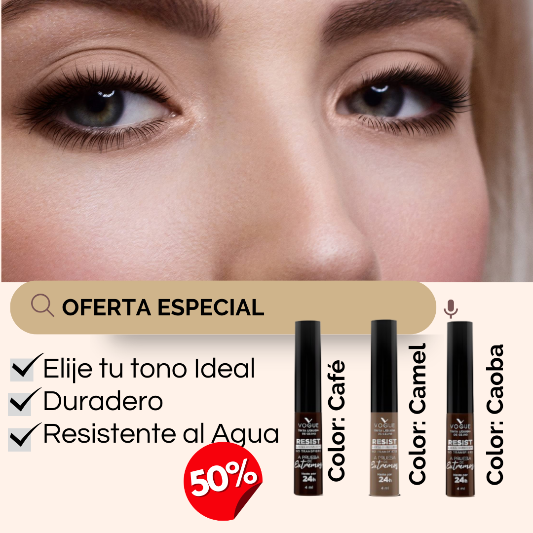 OFERTA ESPECIAL Tinta Vogue Gel de cejas teñido de sujeción extrema🤯😉
