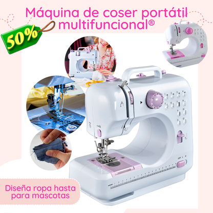 Sewing Machine💯 Máquina de Coser Eléctrica, con 12 Puntadas y Luz LED: