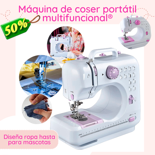 Sewing Machine💯 Máquina de Coser Eléctrica, con 12 Puntadas y Luz LED: