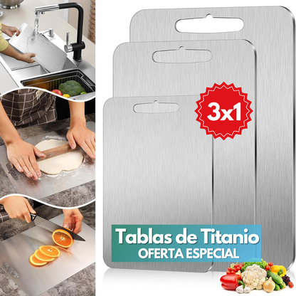 Pack de Tablas de corte OFERTA 3 x1 🔥 Obtén tamaño para cada necesidad 👉🧑🏻‍🍳