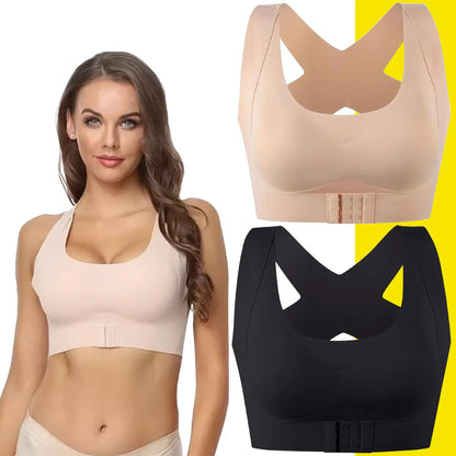 2x1 OFERTA⚡Sujetador corrector de postura con espalda cruzada y cierre frontal🔥🤯