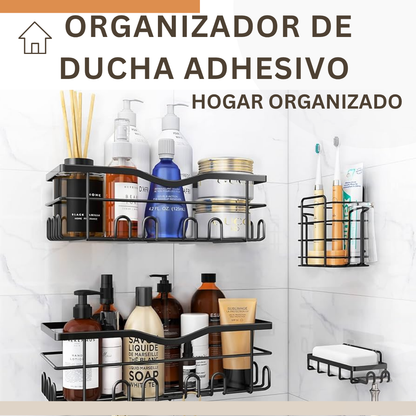 Organizador Esquinero de Acero Inoxidable 👉🏻🔥Adhesivo de 5pcs Esquinero 🏠