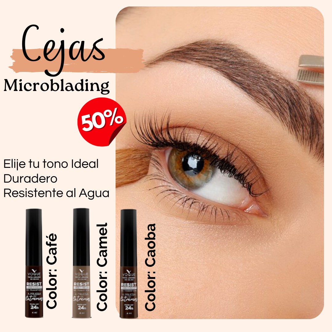 OFERTA ESPECIAL Tinta Vogue Gel de cejas teñido de sujeción extrema🤯😉