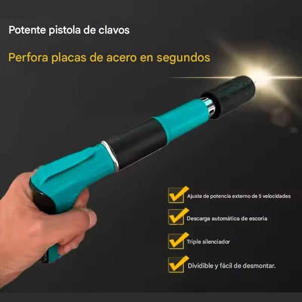 🏆 MegaGrip Precisión - Pistola de Clavos de Percusión Automática🧨🔥