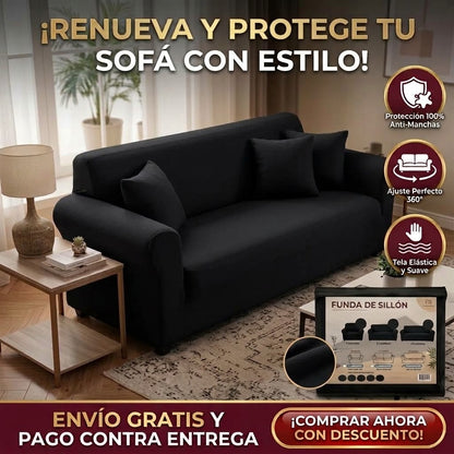 🛋️Funda Protectora Para Sofa De 3 Cuerpos✨👉🏡