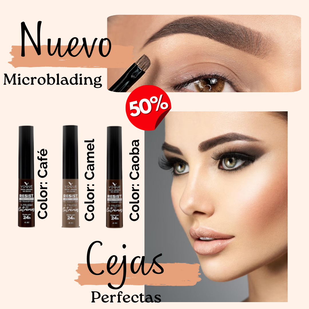 OFERTA ESPECIAL Tinta Vogue Gel de cejas teñido de sujeción extrema🤯😉