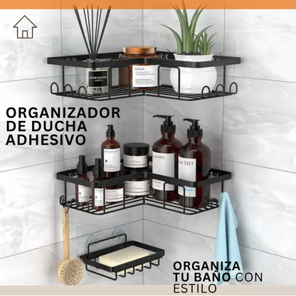 Organizador Esquinero de Acero Inoxidable 👉🏻🔥Adhesivo de 5pcs Esquinero 🏠