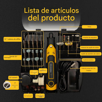 ROTOTOOL® DREMEL INALAMBRICO DE ALTA VELOCIDAD TODO EN UNO