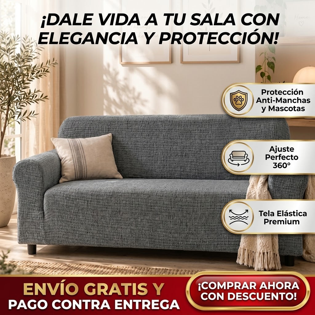 🛋️Funda Protectora Para Sofa De 3 Cuerpos✨👉🏡