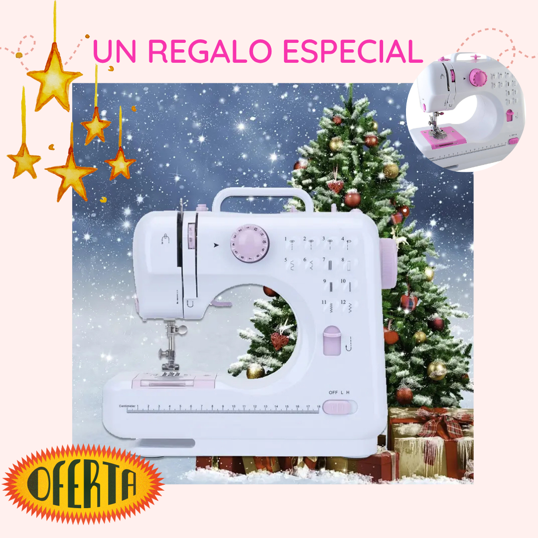 Sewing Machine💯 Máquina de Coser Eléctrica, con 12 Puntadas y Luz LED:
