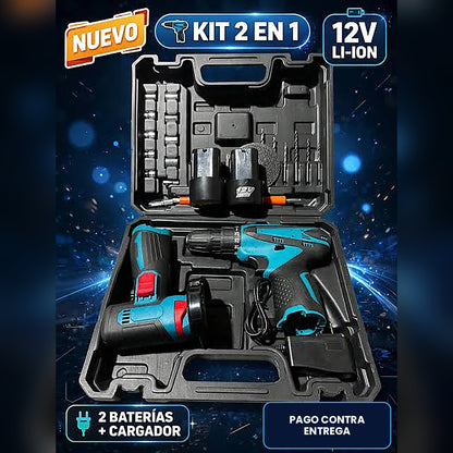 Combo De Taladro Y Pulidora Inalambrica