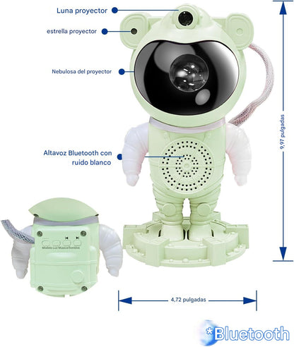 PROYECTOR DE GALAXIA ASTRONAUTA PARLANTE BLUETOOTH