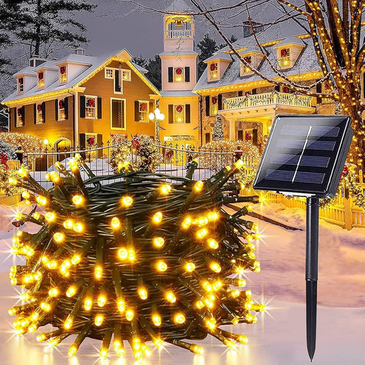 OFERTA!!! JUEGO DE LUCES CON PANEL SOLAR - 20 MTS👉🎄🤶NO LO DEJES PARA ULTIMA HORA