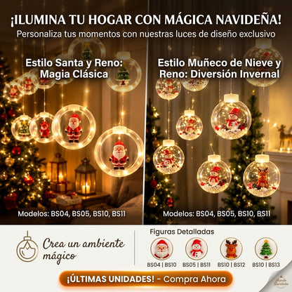 Cortina De Luces Navidenas Multi Estilo