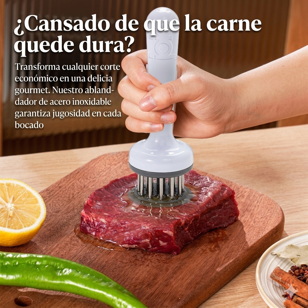 Ablandador de Carne y adobador para Carne👨🏻‍🍳