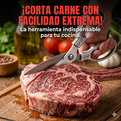 Tijera Acero KitchenPro: precisión, fuerza y versatilidad en tu cocina🧑🏻‍🍳
