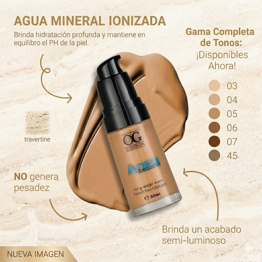 Base Smooth Og®, el tono que necesitas👉🏻🔥Elige el tono perfecto