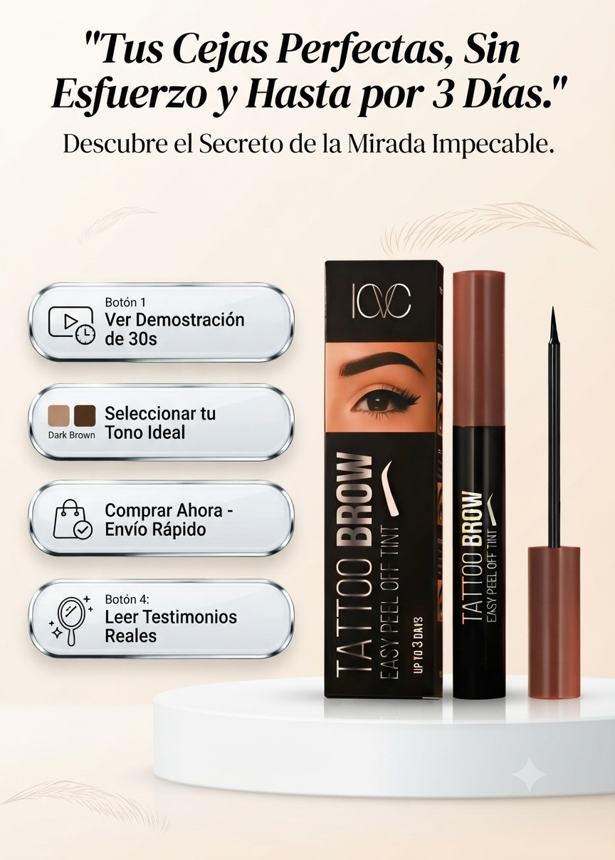 OFERTA ESPECIAL Tinta Vogue Gel de cejas teñido de sujeción extrema🤯😉