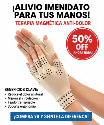 Guantes magnéticos 🧤para artritis, carpo, tendinitis o cualquier dolor🤕 Alivio Natural y Comodidad Diaria