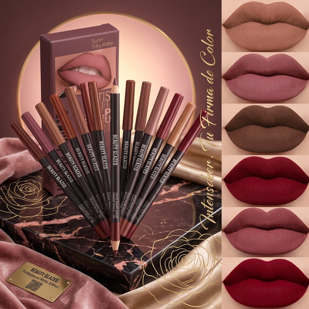 🔥Set 12 Lapices Delineadores De Alta Fijación💋