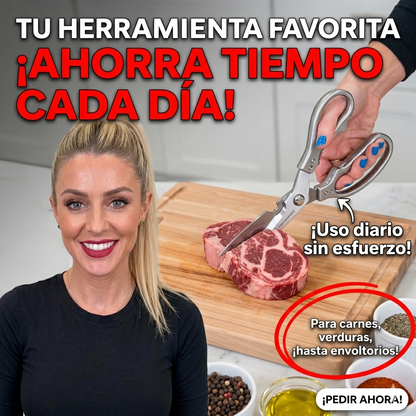 Tijera Acero KitchenPro: precisión, fuerza y versatilidad en tu cocina🧑🏻‍🍳