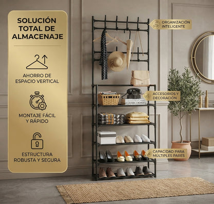 👉🏻Organizador 2 en 1 Colgador con 4 Niveles-🤯