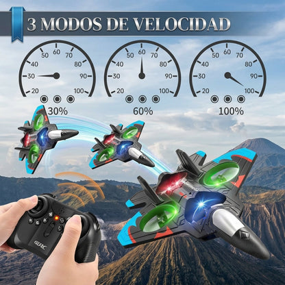 Air Fighter Dron Avion De Combate Con Control Remoto