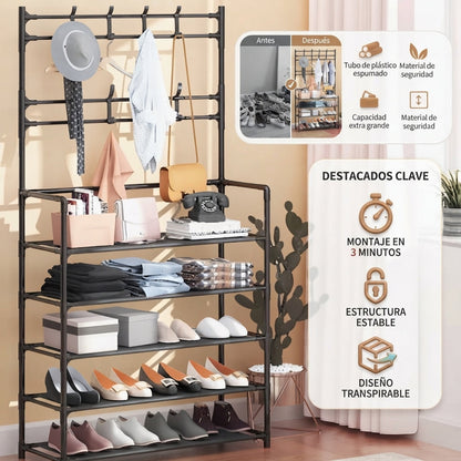👉🏻Organizador 2 en 1 Colgador con 4 Niveles-🤯
