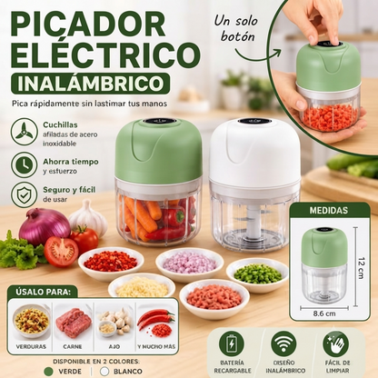 Procesador De Alimentos Eléctrico:🔥 Tu Mejor Aliado en la Cocina 👉🏻🧑🏻‍🍳