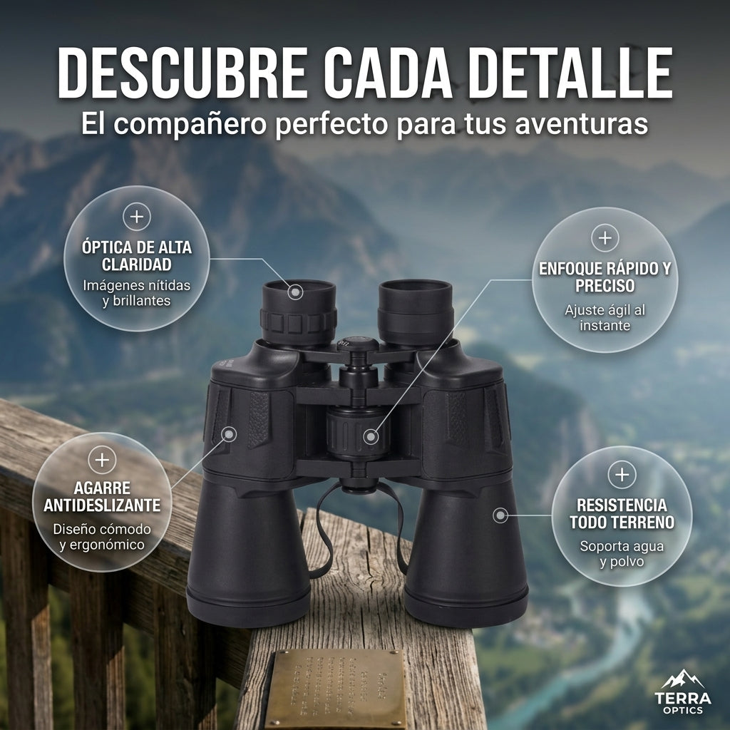Binoculares 20x50 Prismaticos Vision Amp