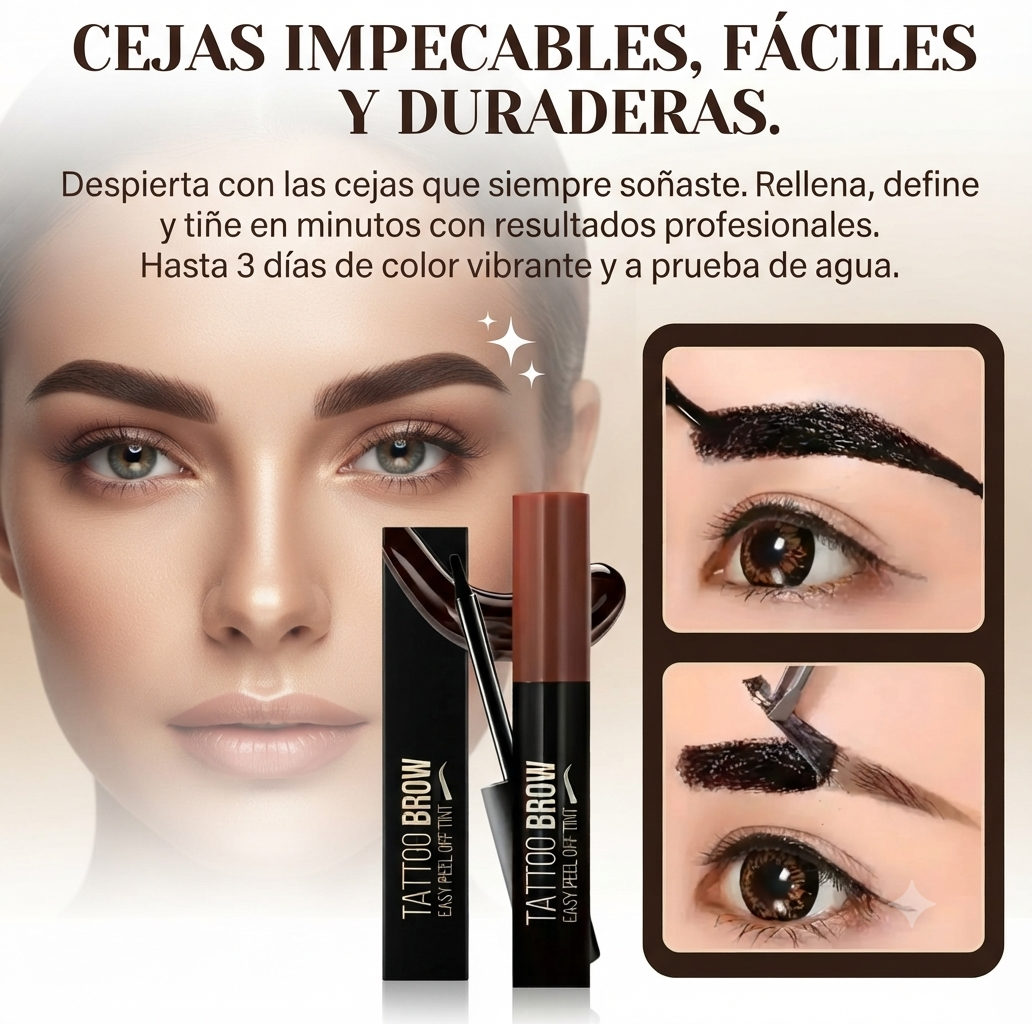 OFERTA ESPECIAL Tinta Vogue Gel de cejas teñido de sujeción extrema🤯😉