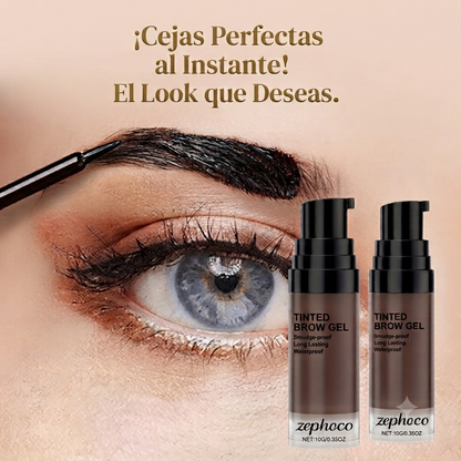 1+1 Gel BrowGlue, Gel de cejas 😉teñido de sujeción extrema 2x1👉🏻🔥