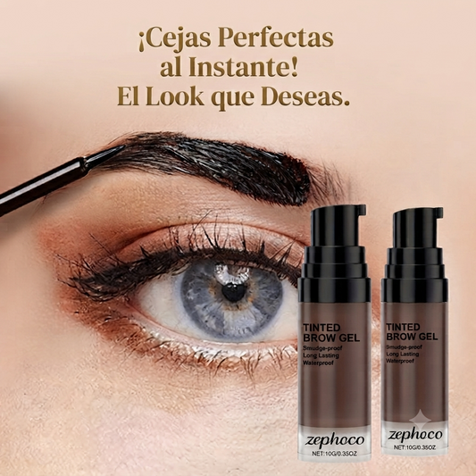1+1 Gel BrowGlue, Gel de cejas 😉teñido de sujeción extrema 2x1👉🏻🔥