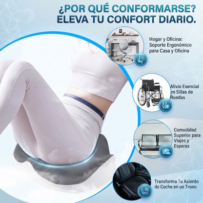 Cojin hergonomico Para dolor de coxis