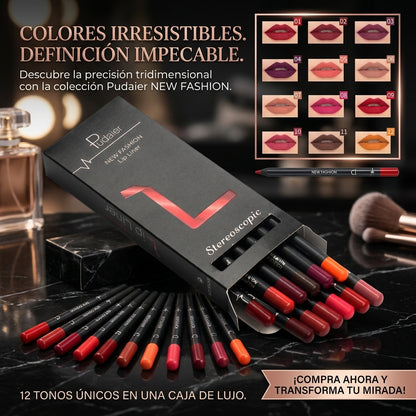 🔥Set 12 Lapices Delineadores De Alta Fijación💋