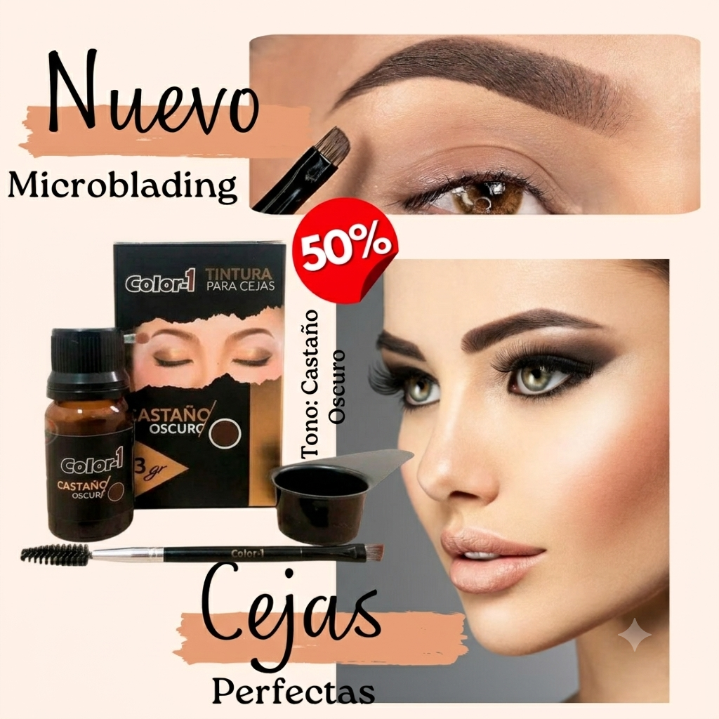 OFERTA ESPECIAL Tinta Vogue Gel de cejas teñido de sujeción extrema🤯😉