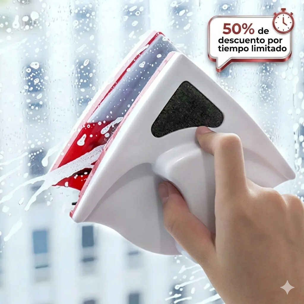 Limpia Cristales 🪟Magnético: La forma más segura de limpiar ✨👉🏻