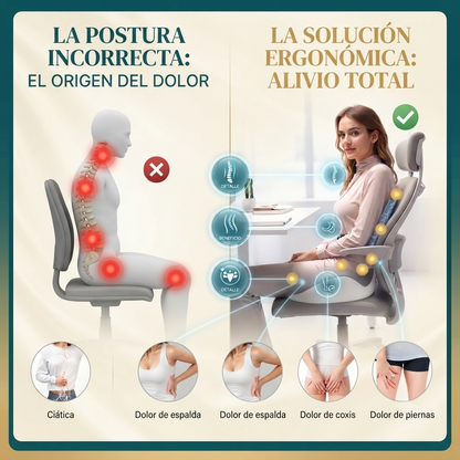 Cojin hergonomico Para dolor de coxis